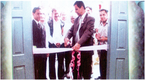 Hostel — Shri W.M.S Pariat, IAS, Chief Secretary, Government of Meghalaya inaugurated the Hostel in the presence of Dr K.D. Ramsiej, Principal of the College, Dr. M. Dey, Vice Principal, Dr K.D. Roy, Vice Principal, Cutting of ribbon by Shri W.M.S Pariat, IAS, Chief Secretary, Govt. of Meghalaya during inauguration of Hostel on 15/09/12.