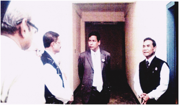 Hostel — Inside the Hostel during the inauguration day Shri W.M.S. Pariat, IAS, Chief Secretary, Government of Meghalaya, Dr K.D. Ramsiej, Principal, Dr M. Dey, Vice Principal & Dr K.D. Roy, Vice Principal Professional Courses.
