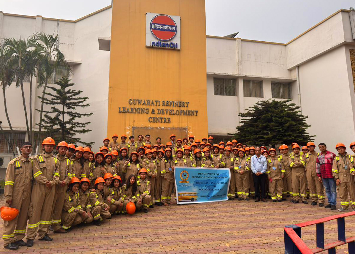 Industrial visit to the IOCL Guwahati Refinery, Noonmati, Assam