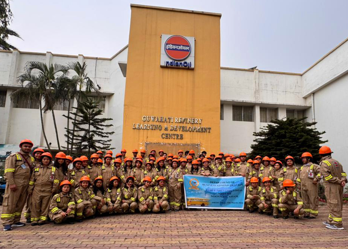 Industrial visit to the IOCL Guwahati Refinery, Noonmati, Assam