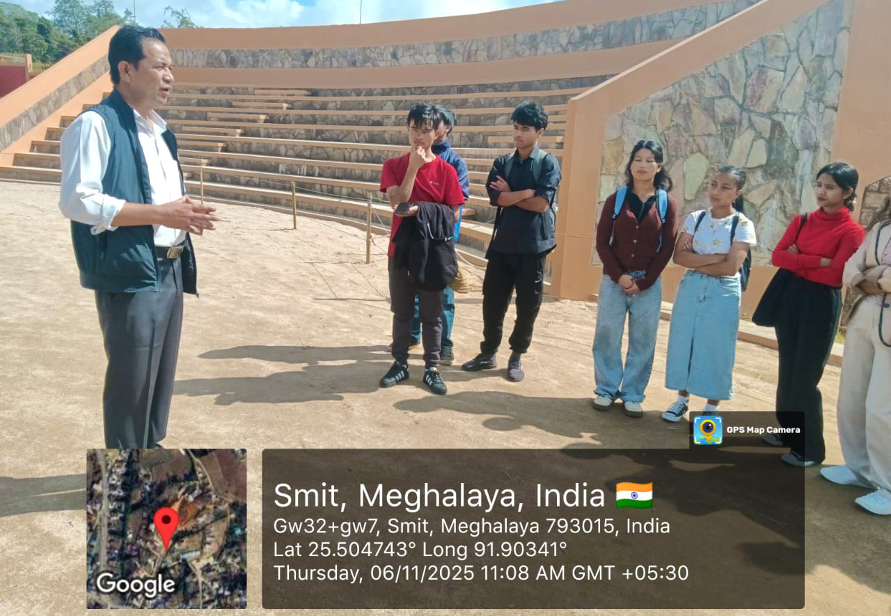 Field visit to Ka Shad Nongkrem at Smit, Meghalaya