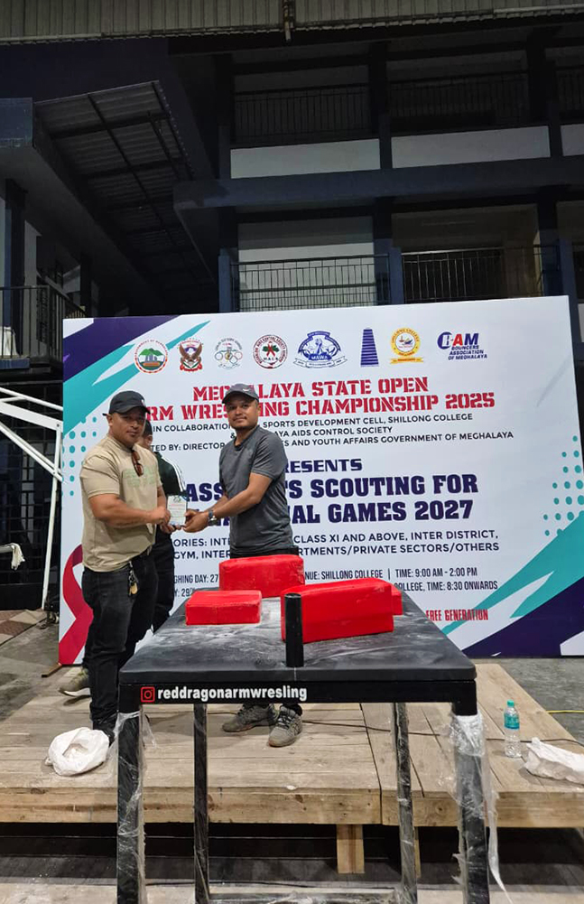 Meghalaya State Open Arm-Wrestling Championship 2025