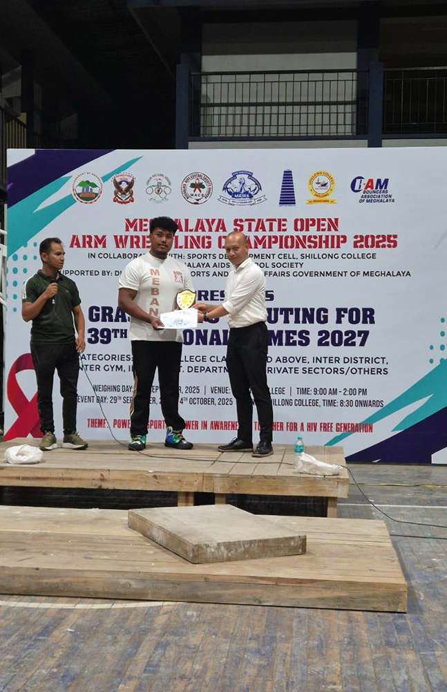 Meghalaya State Open Arm-Wrestling Championship 2025
