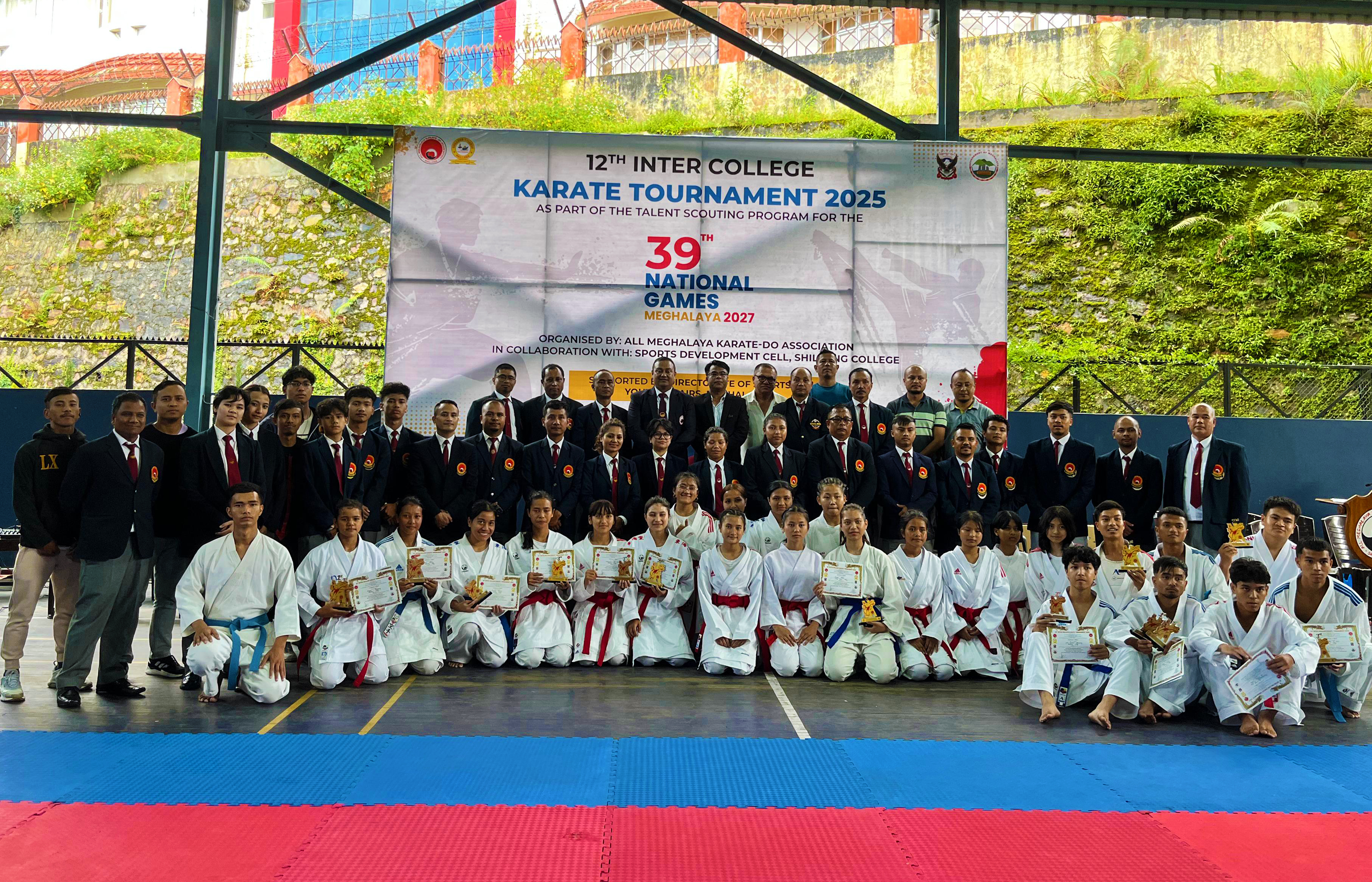 Overall Champion at the 12th Inter-College Karate Tournament 2025