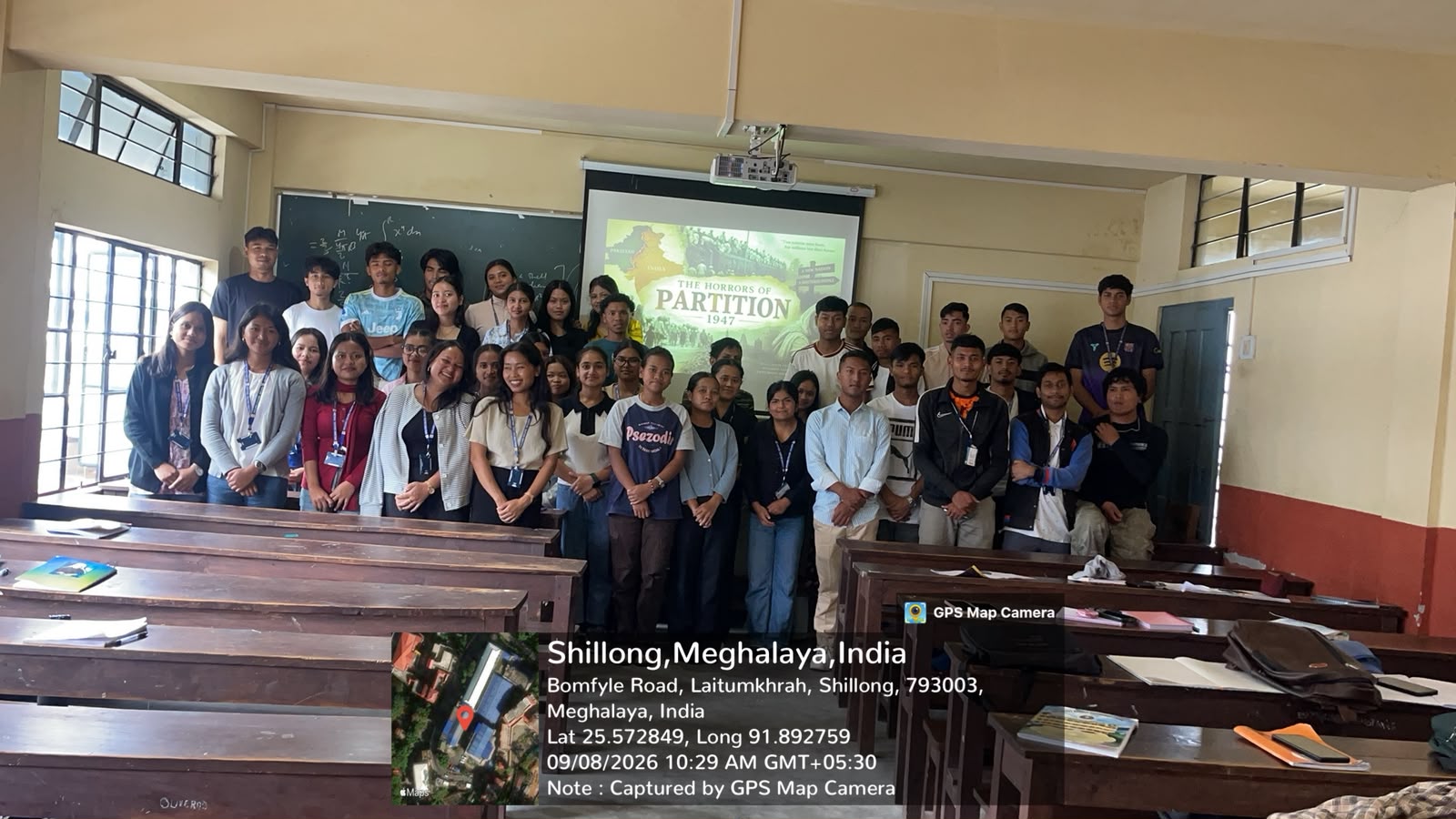 The Department of Political Science in collaboration with the Electoral Literacy Club organised a programme commemorating the Partition