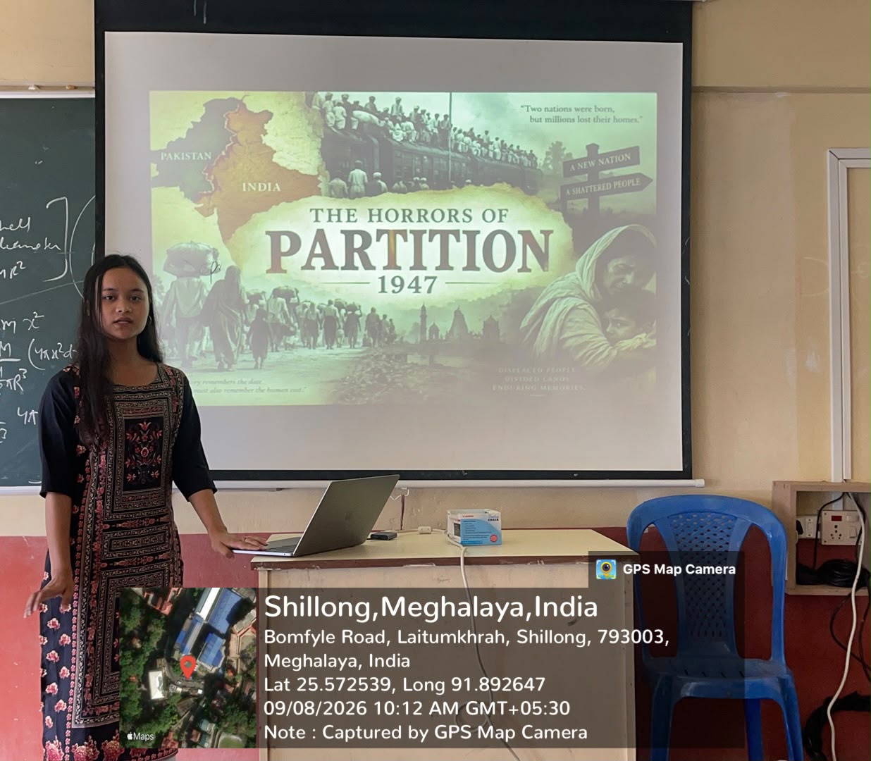 The Department of Political Science in collaboration with the Electoral Literacy Club organised a programme commemorating the Partition