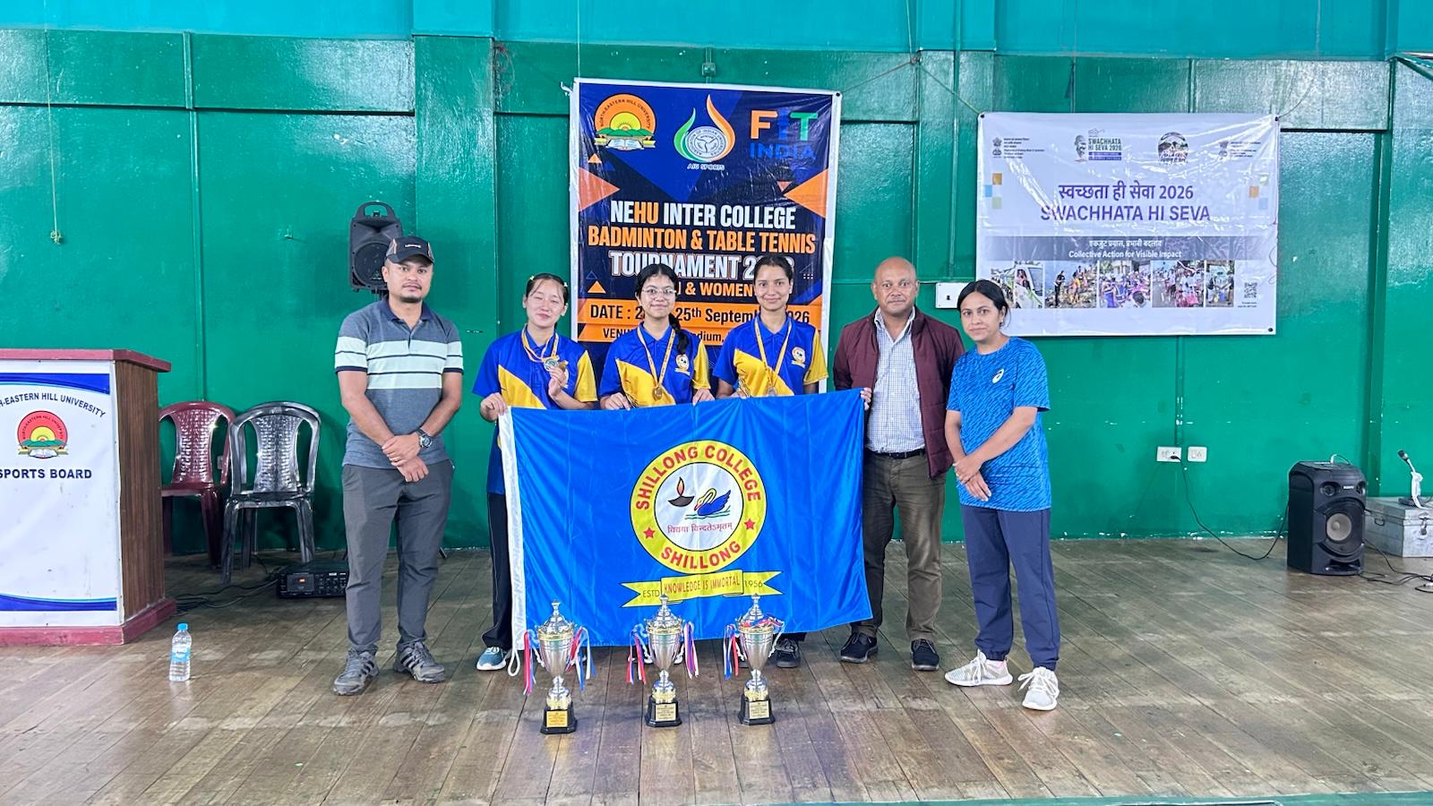NEHU Inter-College Badminton and Table Tennis Tournament 2026