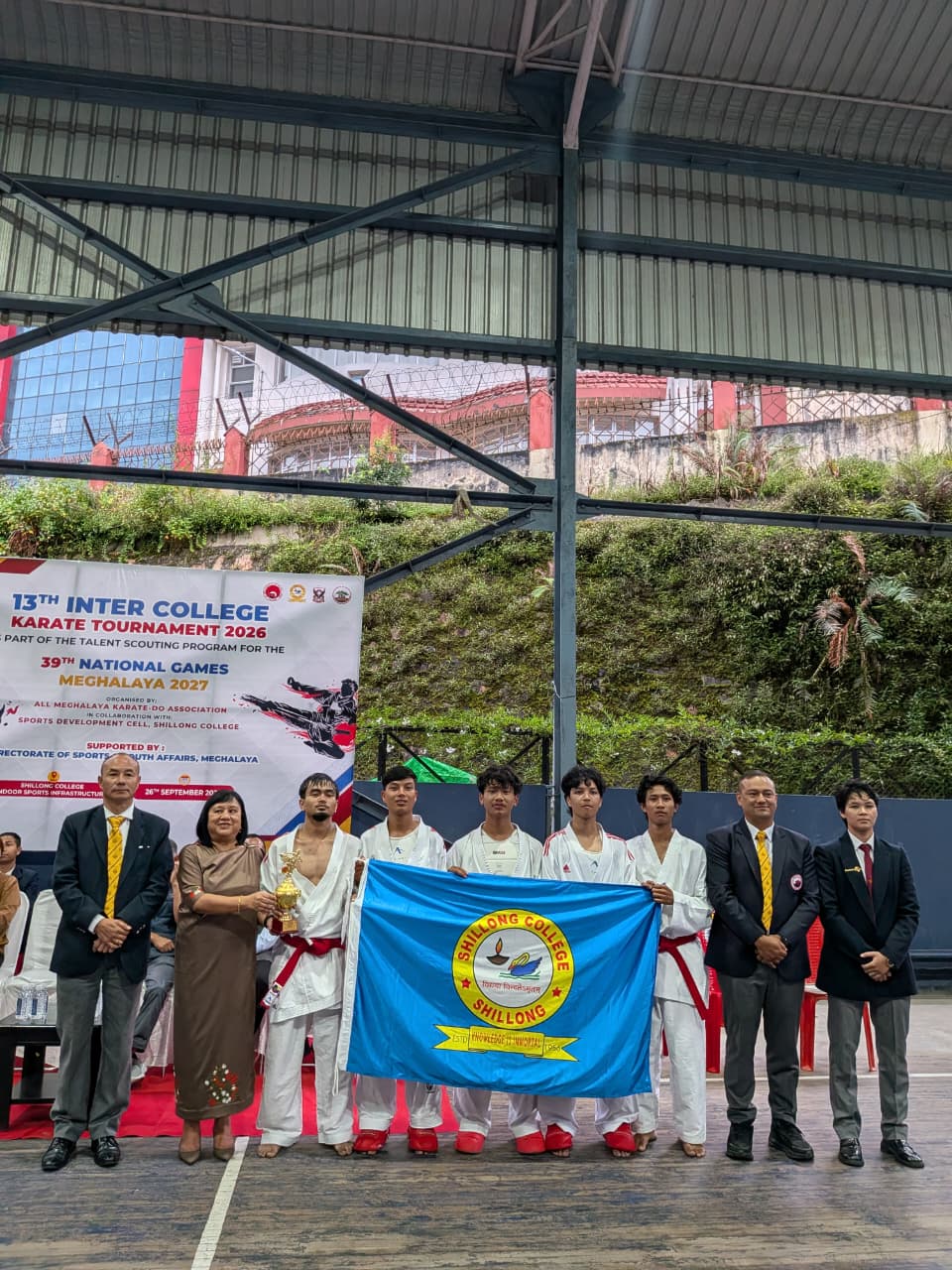 13th Inter- College Karate Tournament on the 25th of September 2026 at Shillong College Indoor Sports Infrastructure, Shillong College