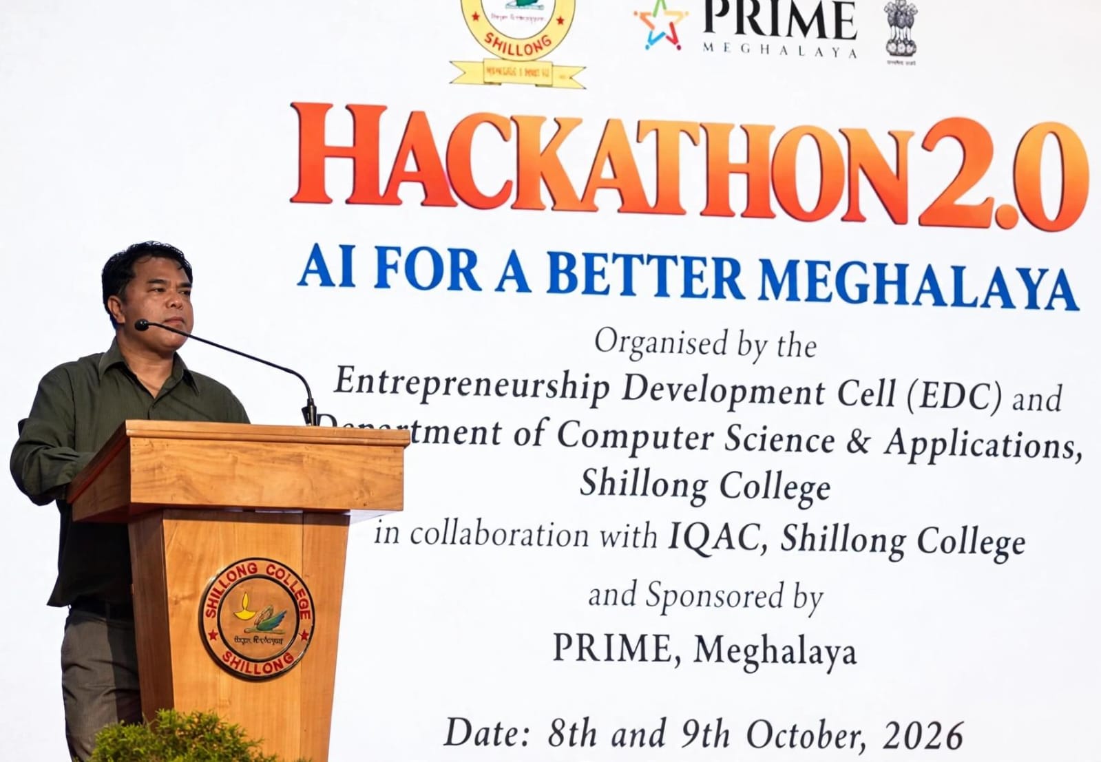Hackathon 2.0 on the theme "Al for a Better Meghalaya"
