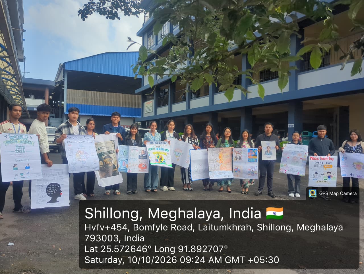 Shillong College observed World Mental Health Day under the theme “Lived experiences heard: real voices, real change”