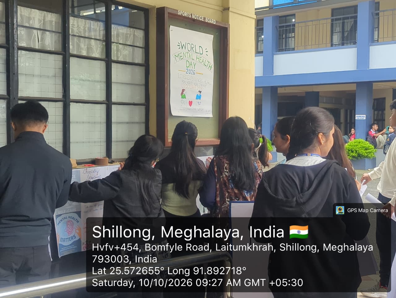 Shillong College observed World Mental Health Day under the theme “Lived experiences heard: real voices, real change”