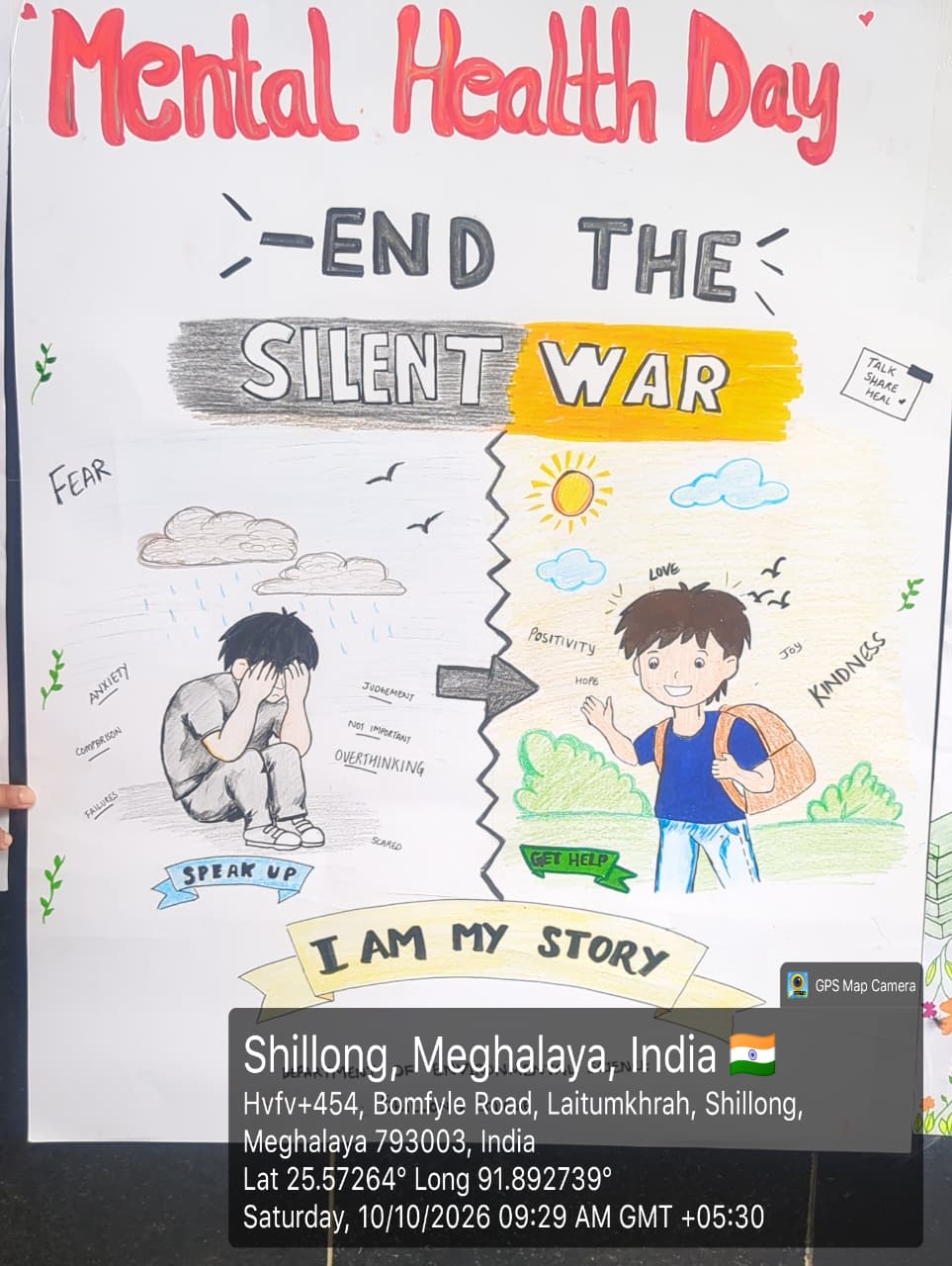 Shillong College observed World Mental Health Day under the theme “Lived experiences heard: real voices, real change”