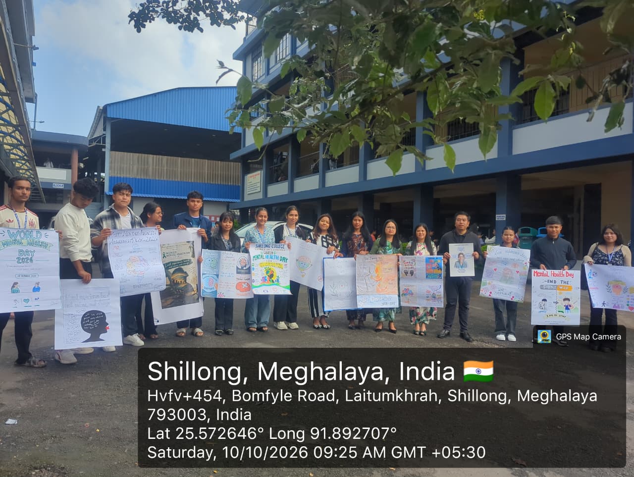 Shillong College observed World Mental Health Day under the theme “Lived experiences heard: real voices, real change”