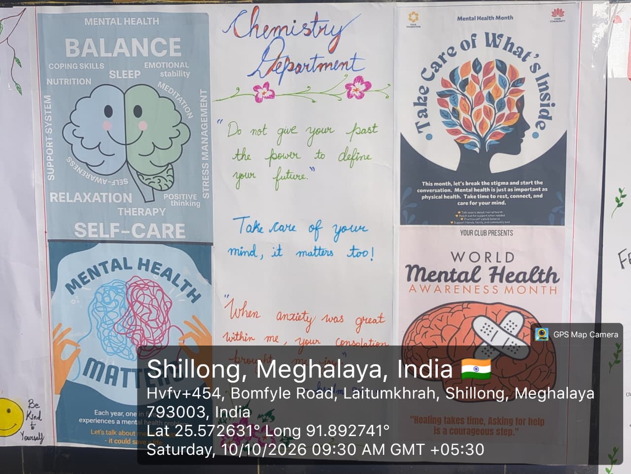 Shillong College observed World Mental Health Day under the theme “Lived experiences heard: real voices, real change”