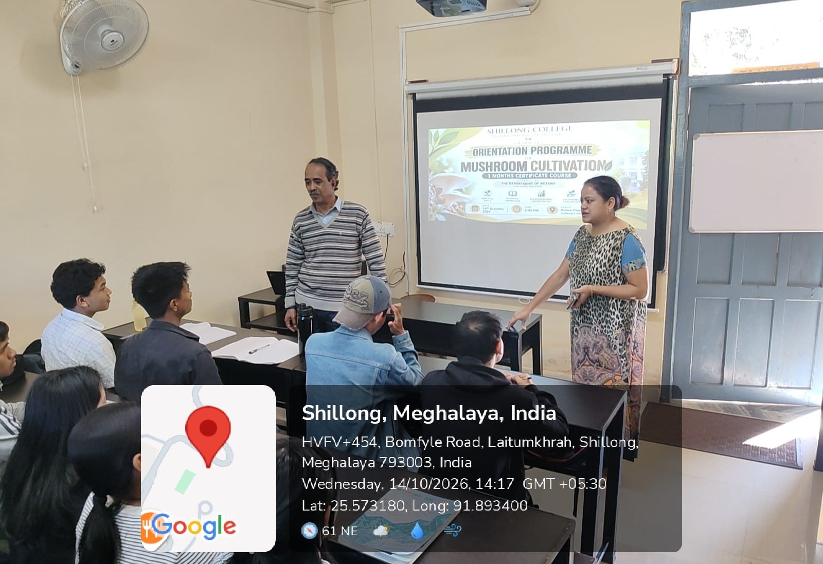 Orientation Programme on Certificate Course in Mushroom Cultivation