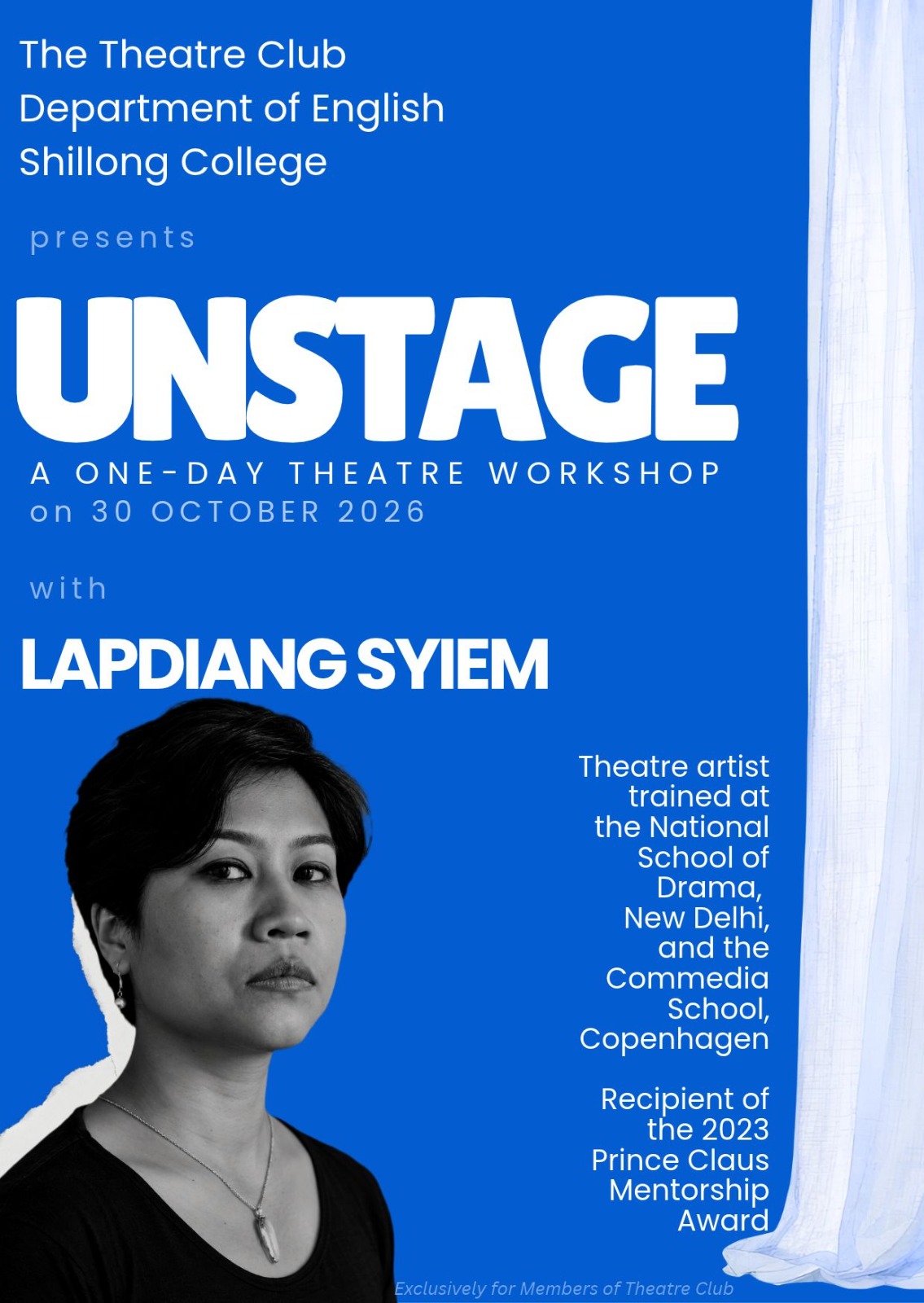 Unstage - A one-day theatre workshop